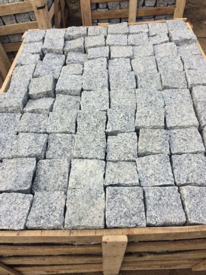 Cube Stone Landscaping Stones Light Grey G Cobbles