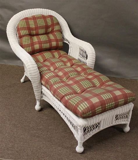 Wicker Chaise Lounge Chair Cushions Wicker Chair Bodalwasual