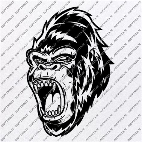 Free Monkey Svg Cut File File Svg Png Dxf Eps Free