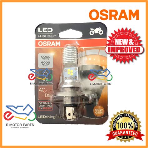 NEW IMPROVED 7285CW OSRAM HS1 LED BULB MENTOL DEPAN COOL WHITE 6000K