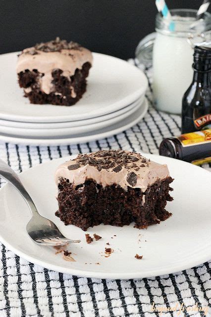 This Sinful Triple Chocolate Poke Cake Is A Chocolate Cake Drenched In Hot Fudge And Chocolate