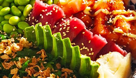 Hawaiian Poké Bowl Direttamente Dalle Hawaii Unondata Di Freschezza