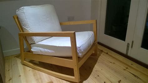 Ikea lillberg rocking chair nursing chair birch frame | in Maidenhead ...