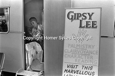 Derby Day 1970s Gypsy Lee Fortune Teller Epsom Downs Homer Sykes