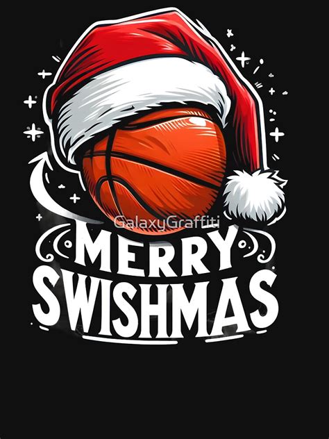 Merry Swishmas Ugly Christmas Basketball Christmas Essential T Shirt