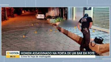 Inter TV Notícia Homem é assassinado na porta de um bar em Poté