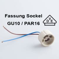 Gu Fassung Sockel Hochvolt Keramik V Ideal F R Led Mit C