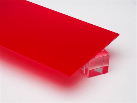 Red Translucent Acrylic Sheet – Canal Plastics Center