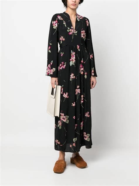 Twinset Floral Print V Neck Dress Farfetch