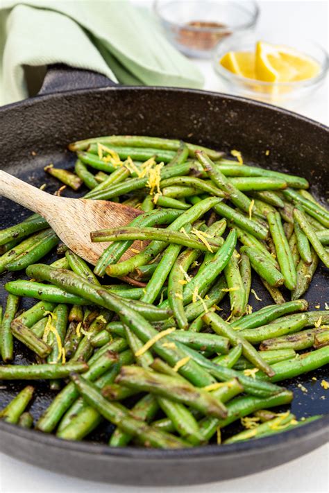 10 Minute Sautéed Frozen Green Beans Scrummy Lane