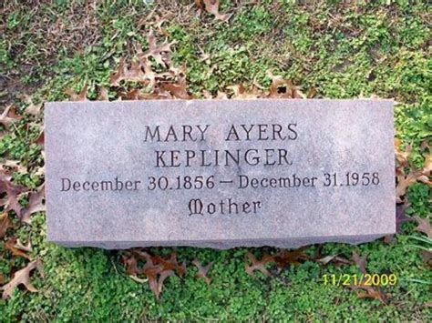 Mary Elizabeth Ayers Keplinger 1856 1958 Find A Grave Memorial