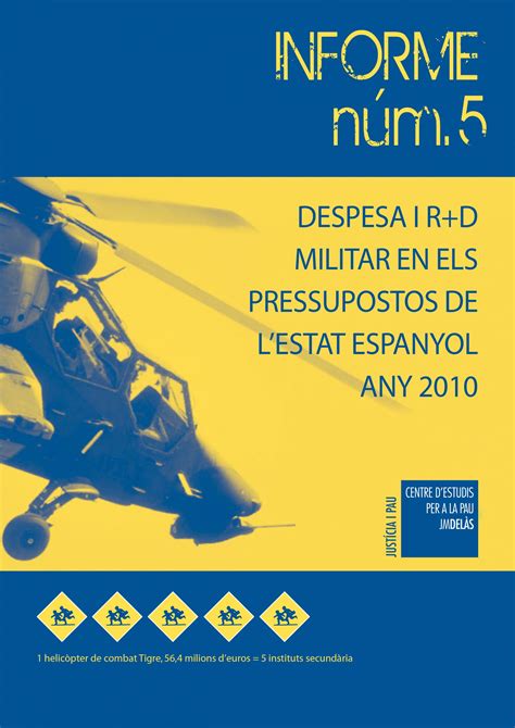 Informe Despesa I R D Militar En Els Pressupostos De Lestat