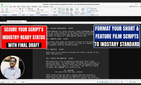 Format your short and feature film script to indstary standard by ...