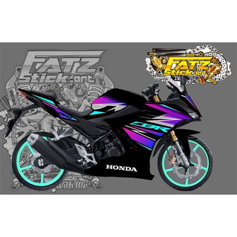 Jual Sticker Cbr R K R Rainbow Striping Sticker Variasi