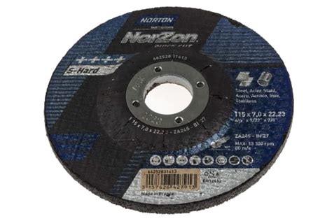 Norton Cutting Disc Aluminium Oxide Cutting Disc 125mm X 3 2mm Thick