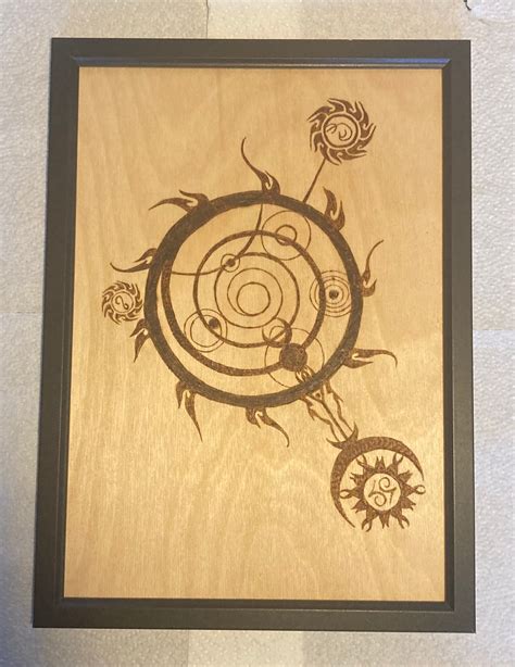 Oghma Infinium Skyrim Inspired Handburned Pyrography Stencil Picture ...