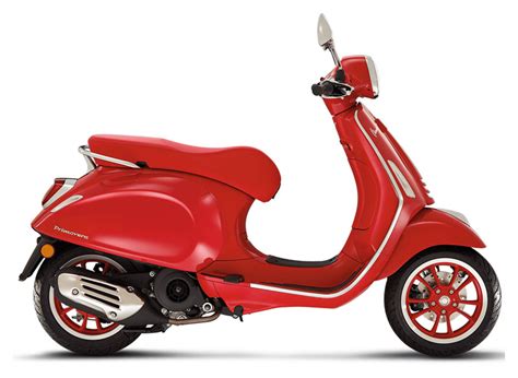 New Vespa Primavera Red Scooters In Goshen Ny