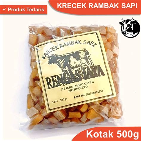 Jual Rambak Sapi Mentah Super G Krecek Rambak Sapi Asli Kerupuk