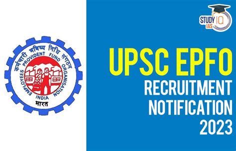 UPSC EPFO Notification 2023 Out For 577 APFC And EO AO Posts