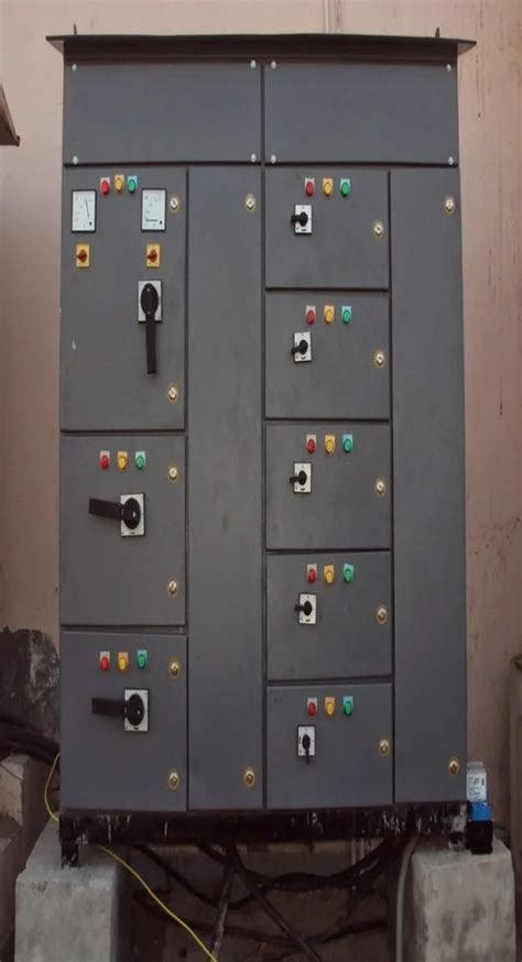 Three Phase 6 Way Street Light Feeder Pillar Control Panel 800a At Rs