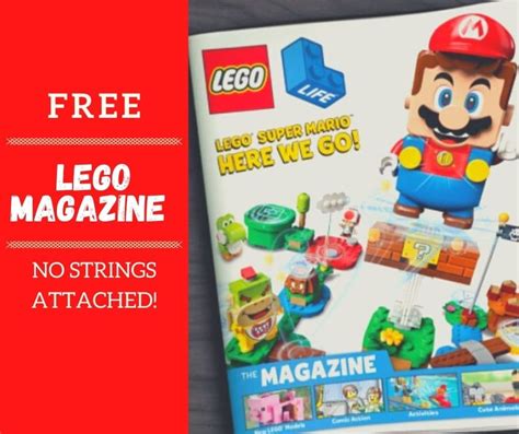 Free Lego Magazine Subscription Lego Life No Strings Attached