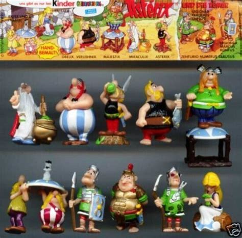 Buy Kinder Ferrero Surprise Complete Set Asterix Obelix X Figures