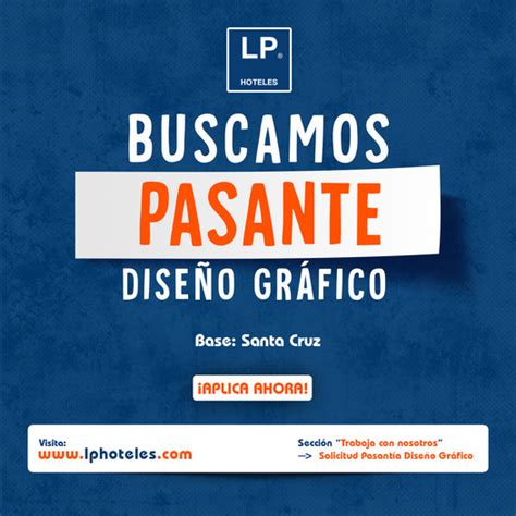 PASANTE DE DISEÑO GRÁFICO Trabajando Bolivia