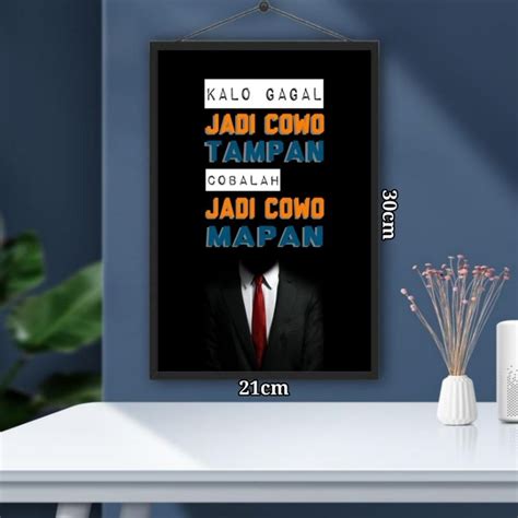 Jual Poster Quote Kata Kata UK 21x30 Sudah Laminasi Art Paper Shopee