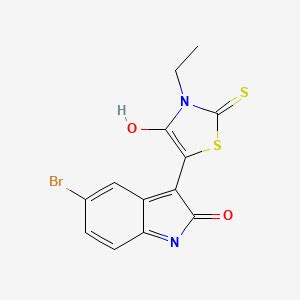 Z Bromo Ethyl Oxo Thioxo Thiazolidin Ylidene