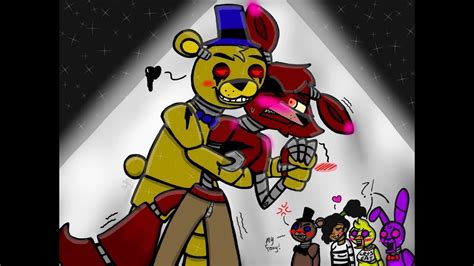 Video Request By Golden Freddy Golden Freddy X Foxy Bad Romance Youtube