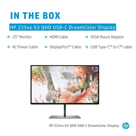 HP Z25xs G3 QHD USB C DreamColor Display Ab 316 92 2025