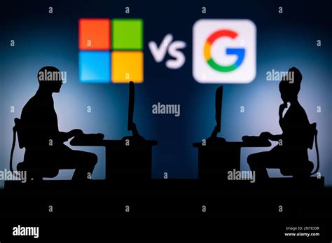 Google Vs Microsoft Hi Res Stock Photography And Images Alamy