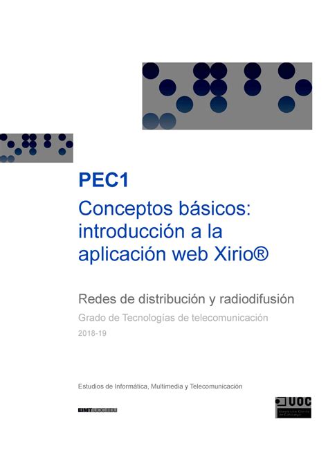 81534 PEC1 2019 Solucion PEC Conceptos básicos introducción a la