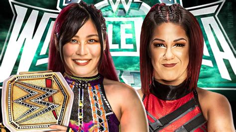 Full Match Iyo Sky C Vs Bayley Wrestlemania Youtube