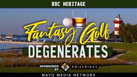 2023 RBC Heritage DraftKings Plays Fantasy Golf Degenerates YouTube