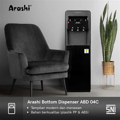 Jual Arashi Water Dispenser In Hot Cool Normal Abd C Dispenser