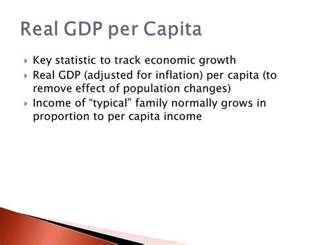 Key Statistic To Track Economic Growth Real GDP Adjusted For Inflation