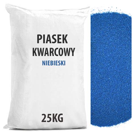 Piasek Kwarcowy Niebieski do Żywicznych Posadzek Piasek Niebieski