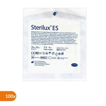 Sterilux Es Kompresy Nieja Owe Nitkowe Warstwowe Cm X Cm