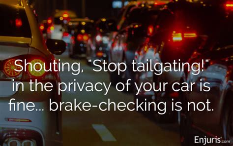 Brake Checking Accidents Liability