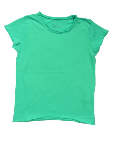 T Shirt Coton Bio Enfant Couleur Vert D Eau