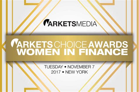 Women In Finance Awards Markets Media