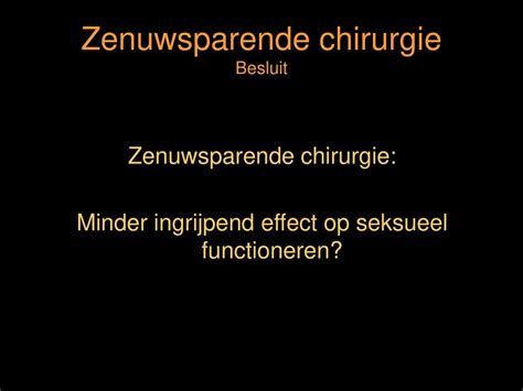 Gynaecologische Chirurgie En Impact Op Seksualiteit Ppt Download