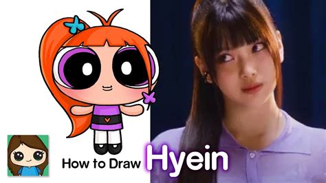 How To Draw Newjeans Hyein Powerpuff Girl Youtube