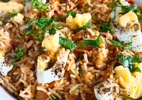 Egg Tawa Pulao Recipe By Mahua Dutta Cookpad