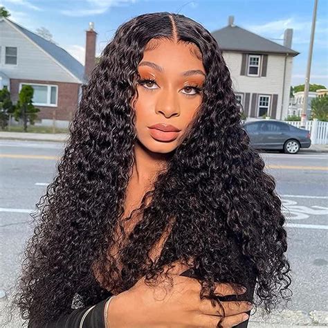 Klaiyi Air Wig Ytber Recommend Jerry Curly Vpart Wigs Real Scalp No