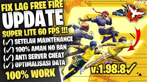 Config Fix Lag Free Fire Rusher Terbaru Ram Gb Gb Anti Lag