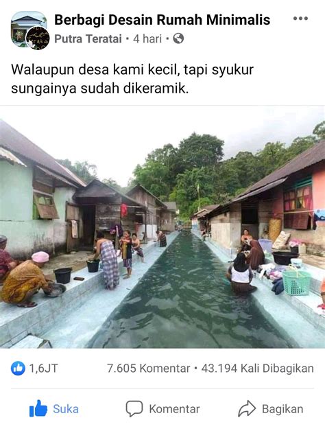 Sungai Asinahu Sungai Berkeramik Di Desa Wisata Sawai Maluku