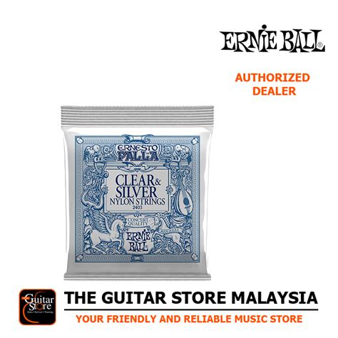 Ernie Ball Ernesto Palla Clear Silver Nylon Strings The Guitar Store