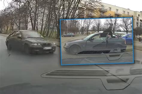 Kierowca BMW chciał być jak bandyta Ośmieszył się przed całą Polską